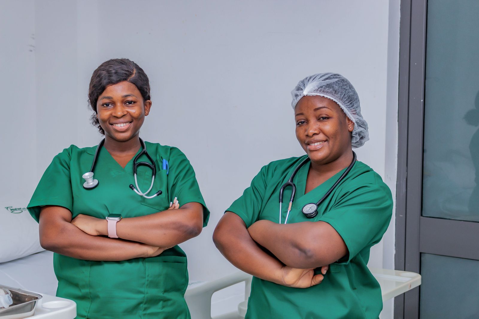 The HomeCare Roots clinical team of pediatric nurses standing together.